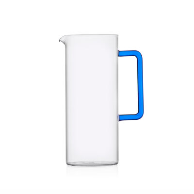 TUBE jug with blue handle