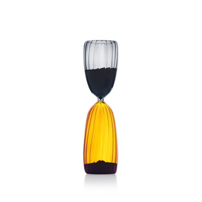 TIMES hourglass smoke/amb b/sand