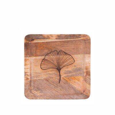 Квадратний піднос Ginkgo розміром 20,2x20,2 см.