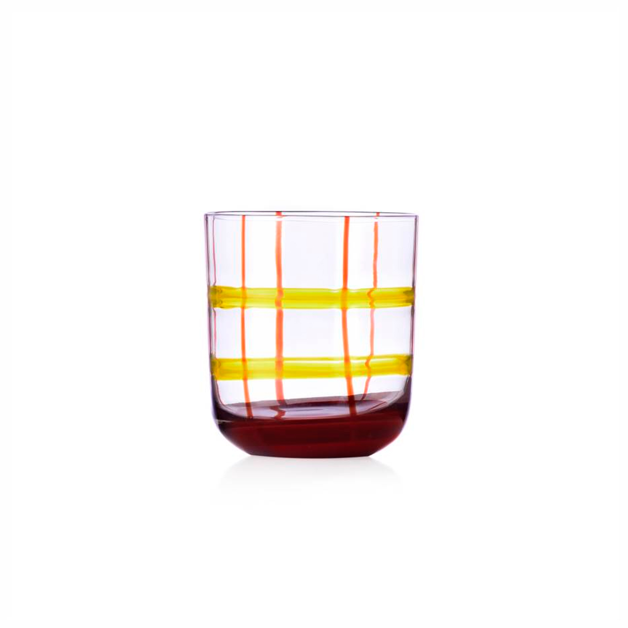 GESTI tumbler yellow-bordeaux