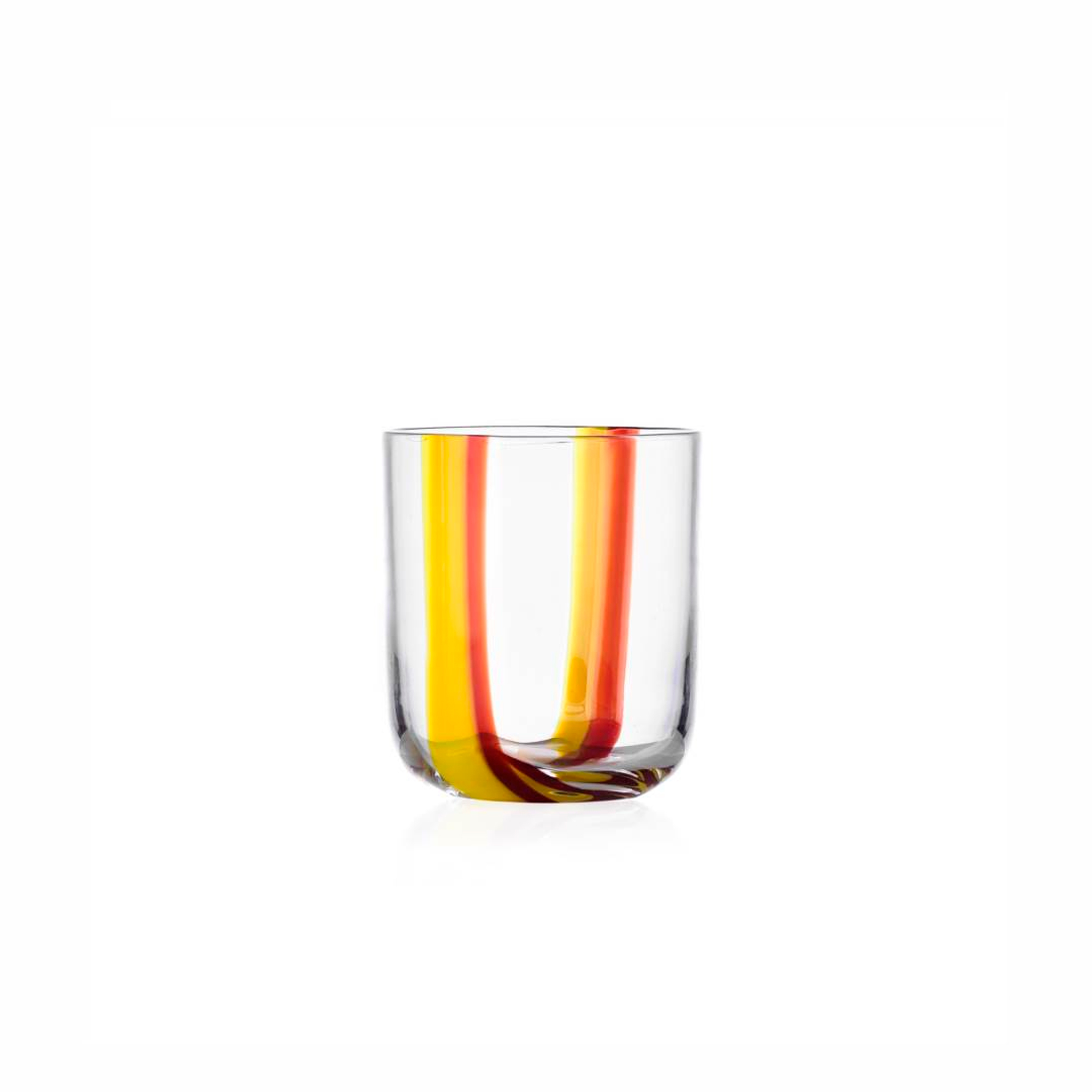 GESTI tumbler yellow-bordeaux "U"