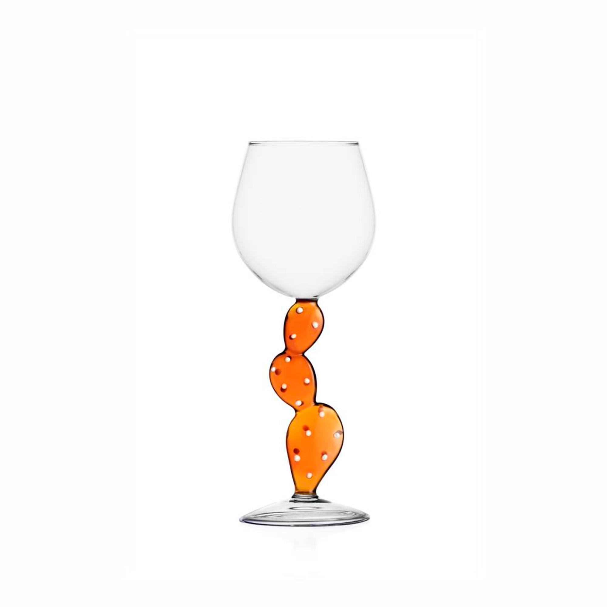 DESERT PLANT wine glass cactus amber