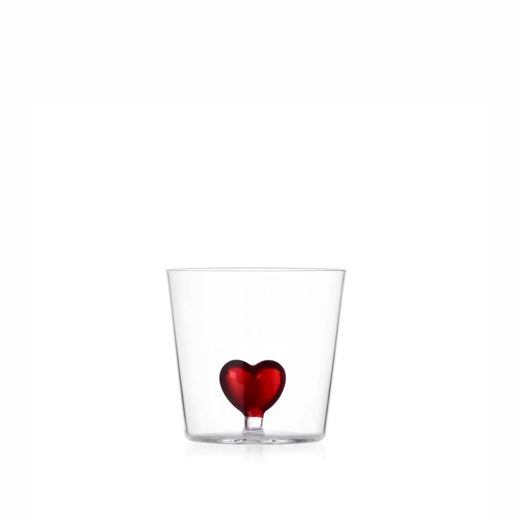 CUORE red heart glass