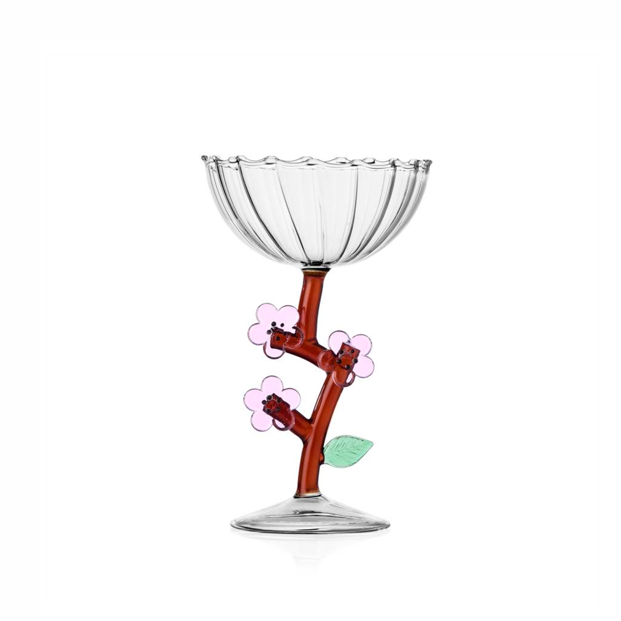 BOTANICA champagne bowl peach blossom