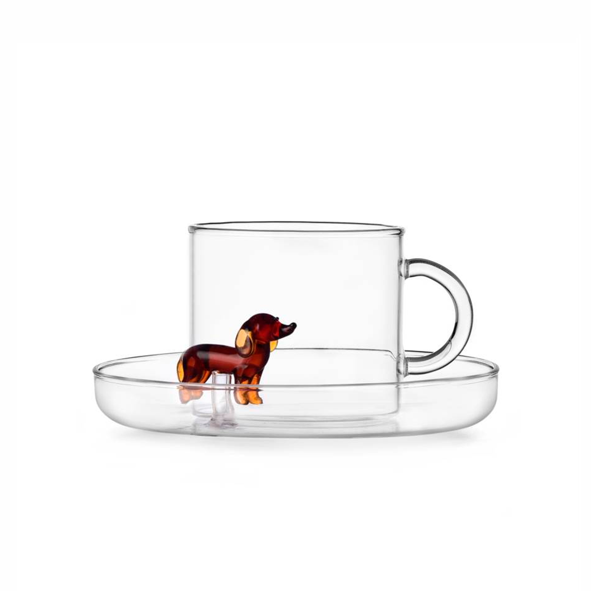 DOGS tea cup w/saucer Bassotto
