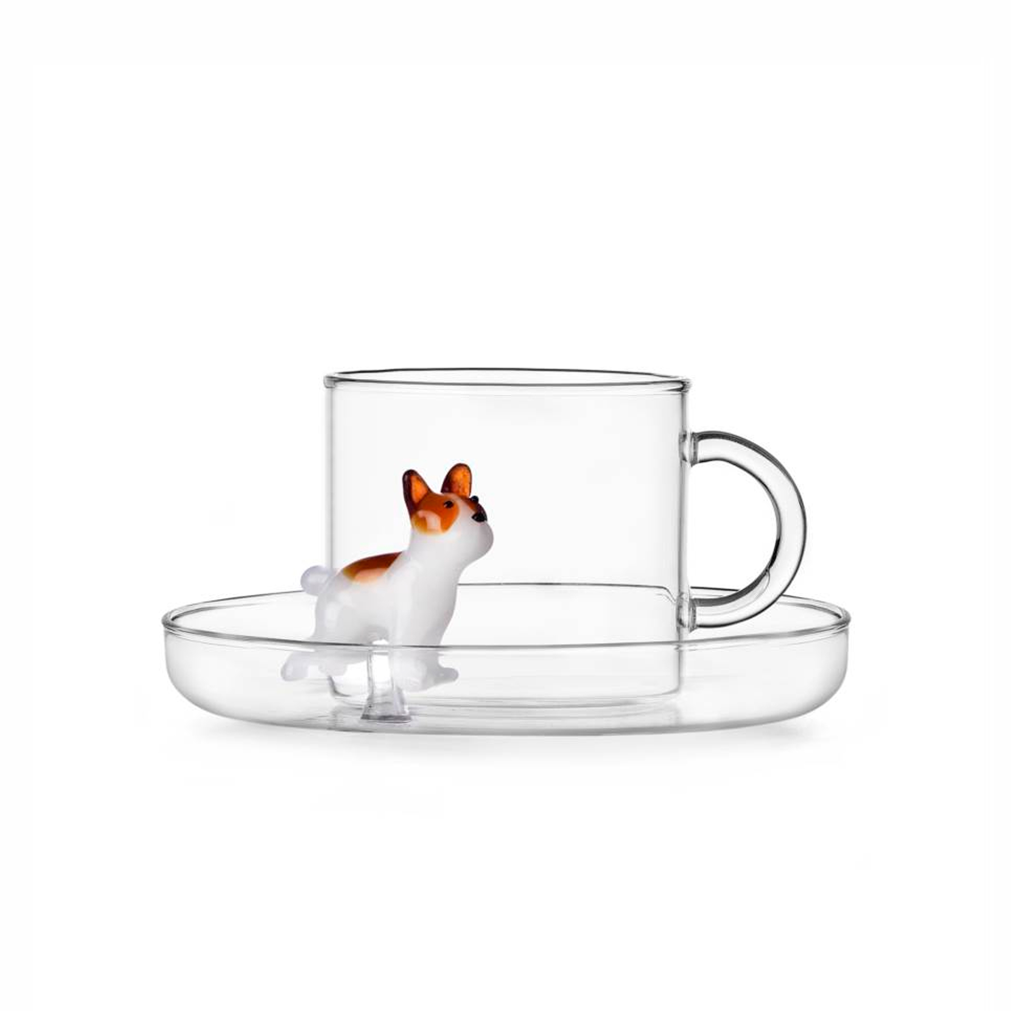 DOGS tea cup w/saucer French Bulldog