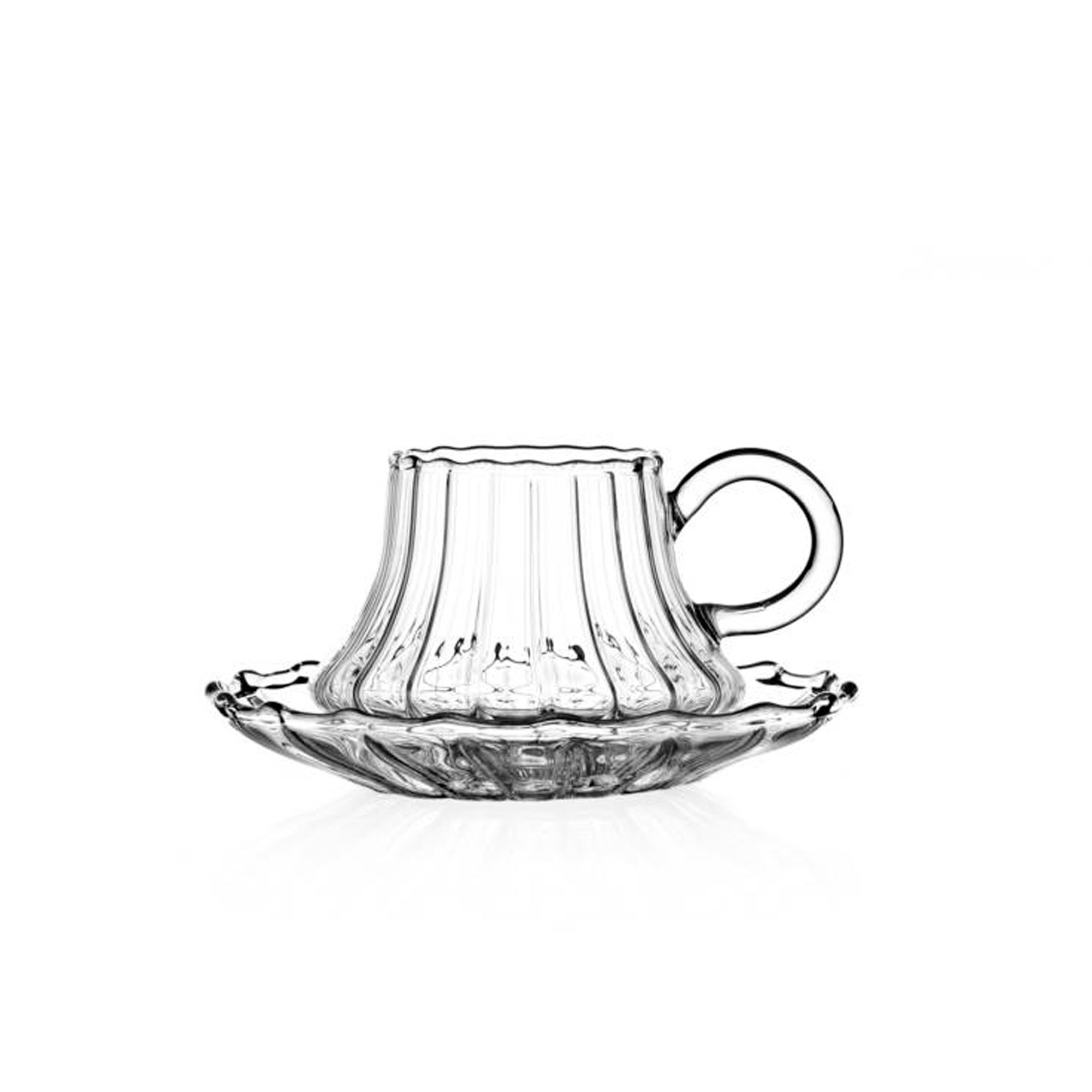 FOLK set coffee cup w/saucer