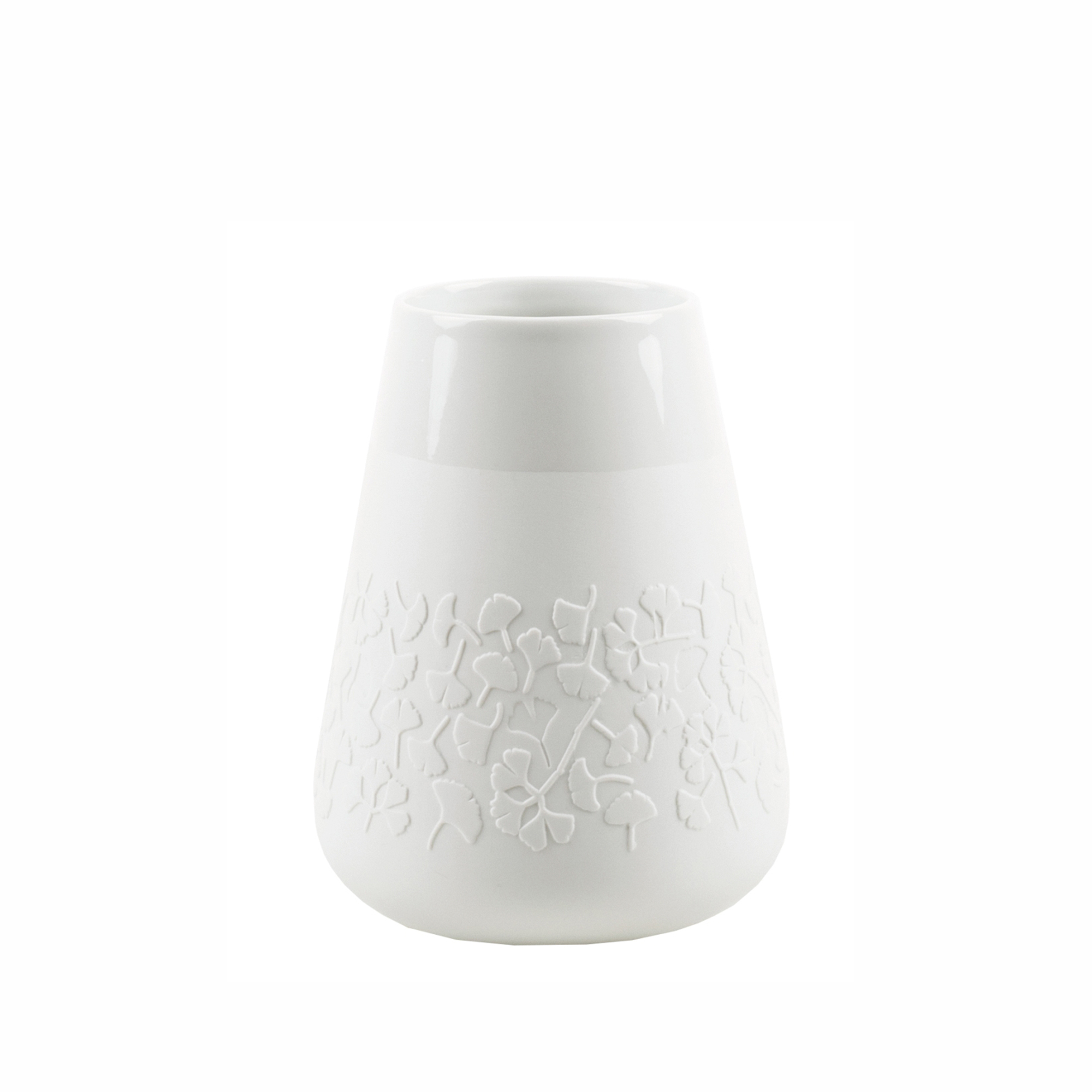 Порцелянова ваза Porcelain vase floral gingko
