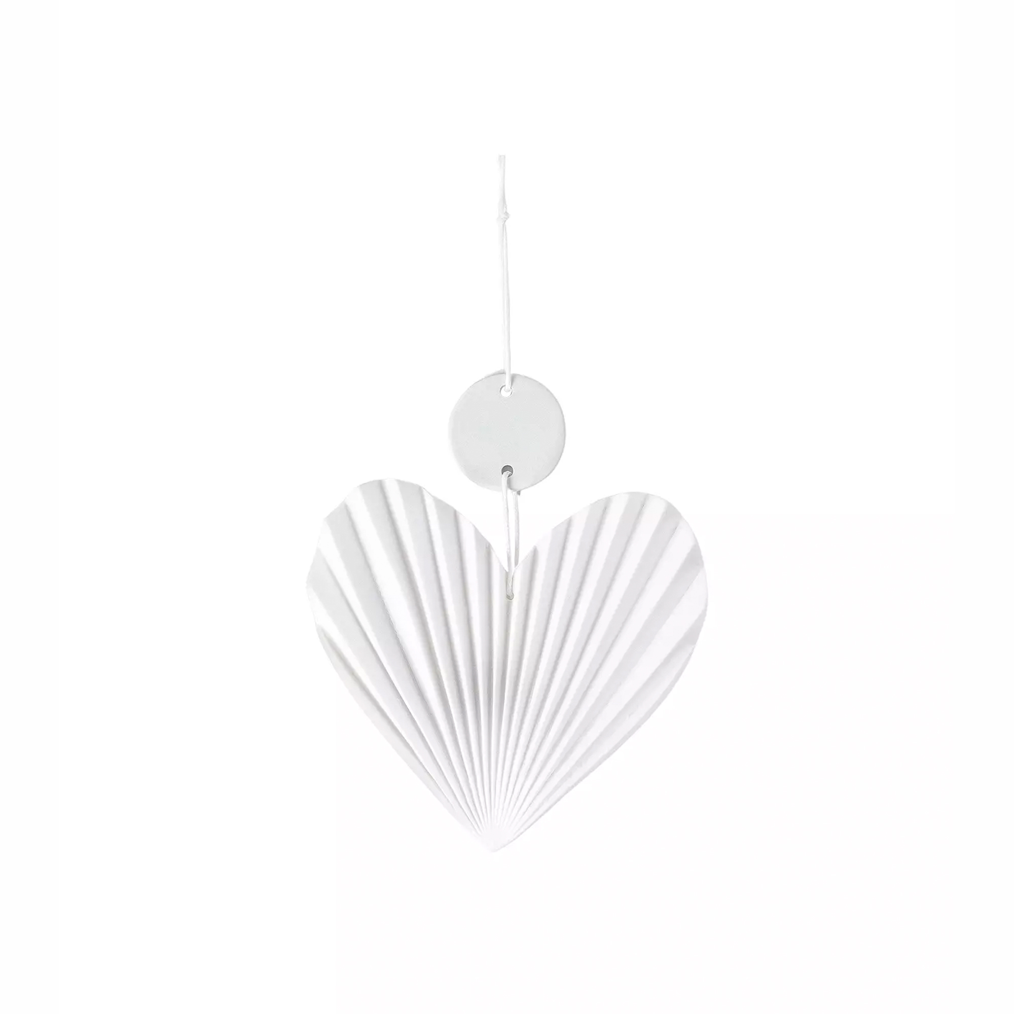 Кулон Heart hanger pleated heart