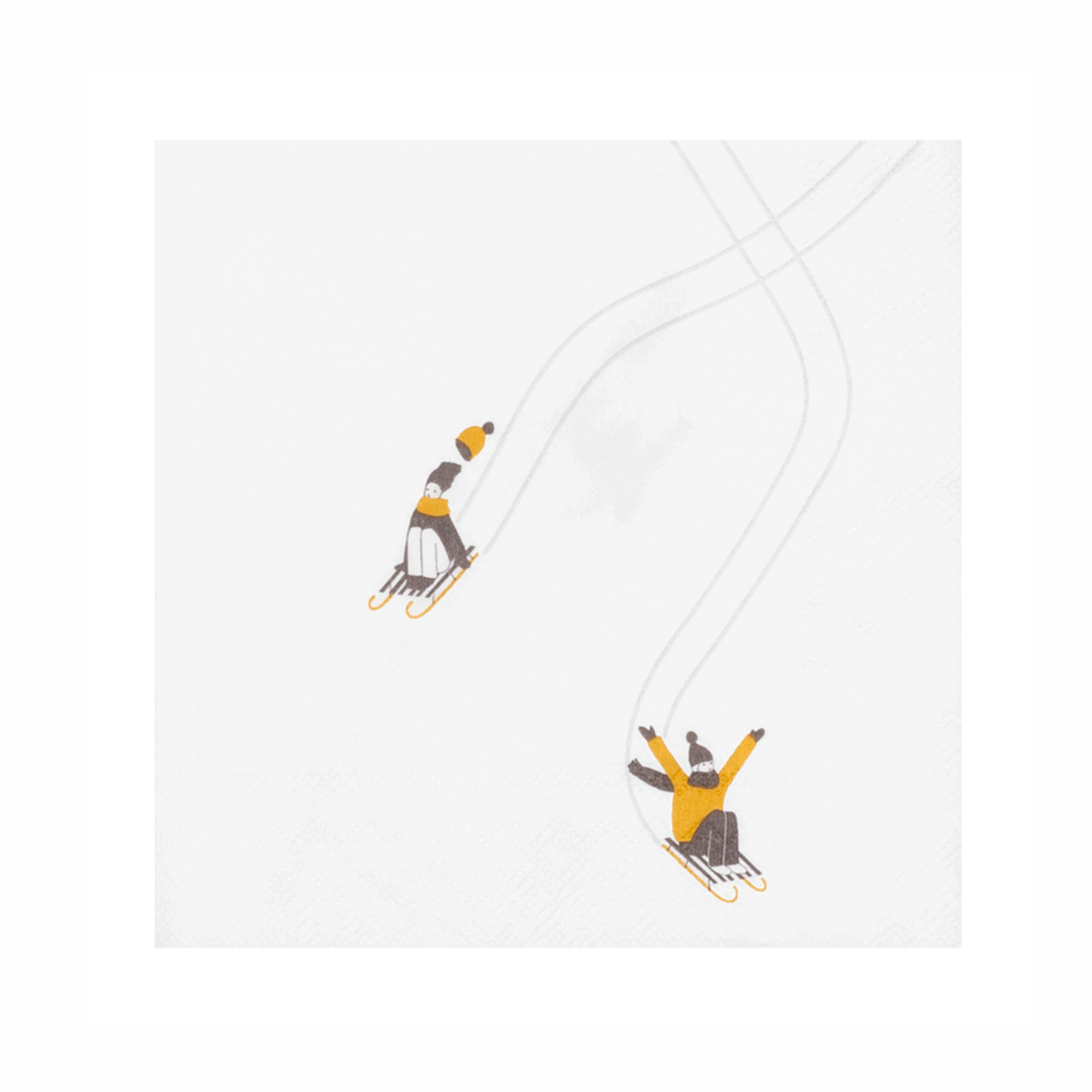 Коктейльна серветка Cocktail Napkin Sledging