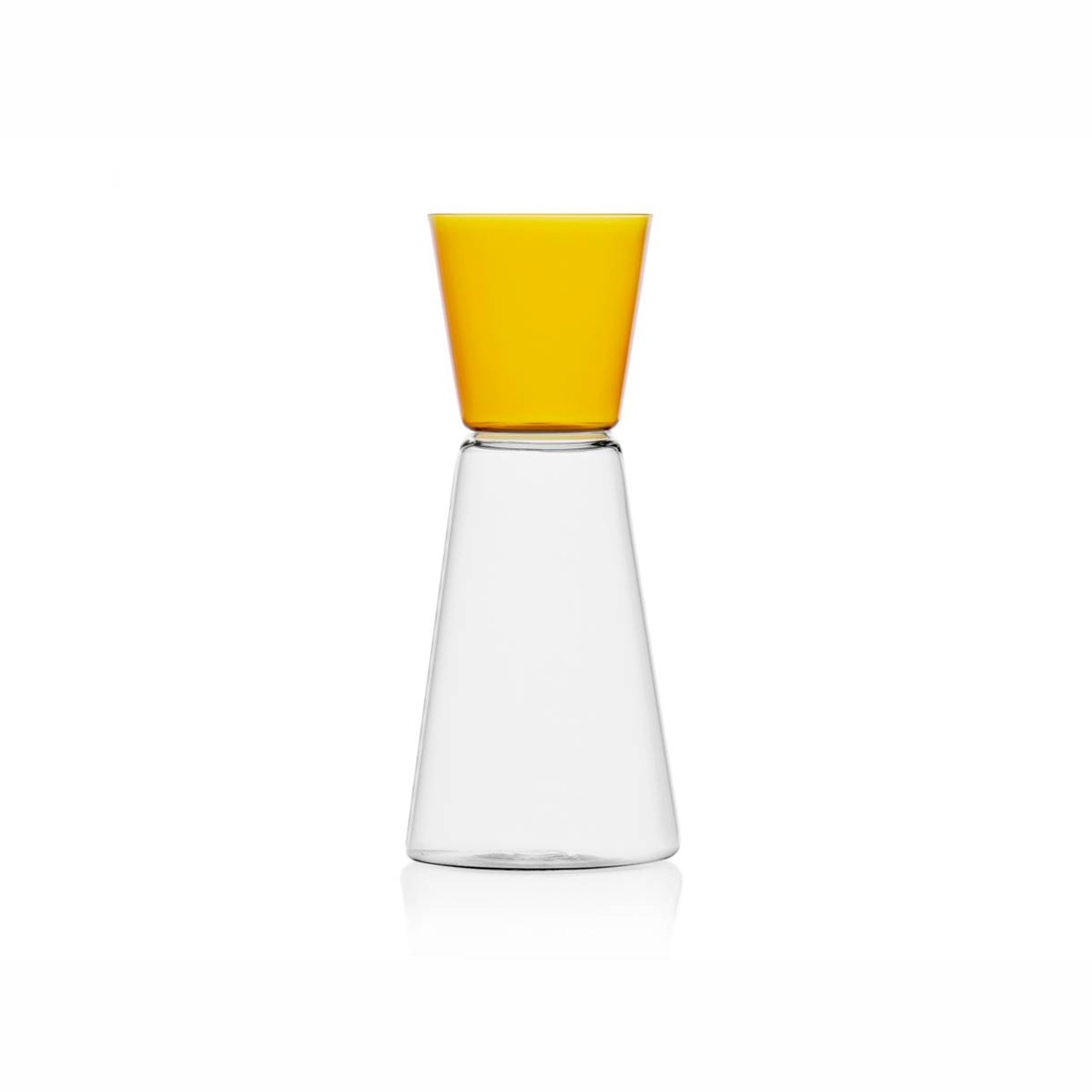 Глечик Ichendorf HIGH RISE прозорий/бурштиновий 750 мл  HIGH RISE pitcher clear/amber 750 ml