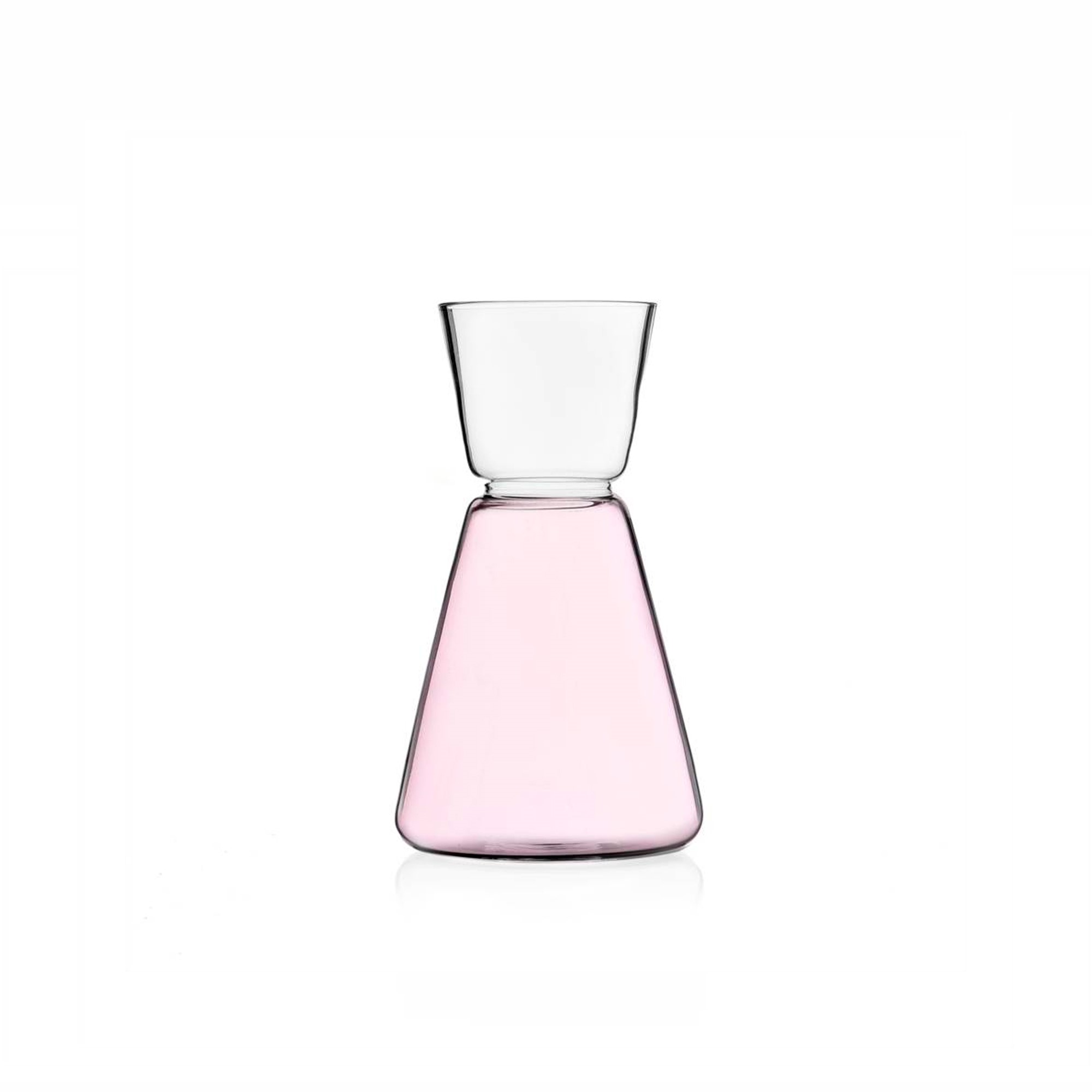 Глечик саке Ichendorf HIGH RISE sakÃ рожевий прозорий  HIGH RISE mini sakÃ¨ jug pink clear