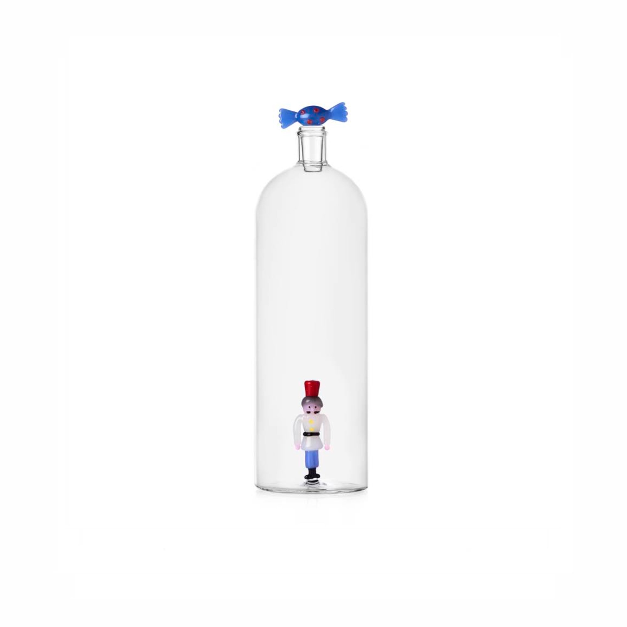 Бутилка Ichendorf SCHIACCIANOCI синя цукерка і солдат  SCHIACCIANOCI bottle blue candy&soldier