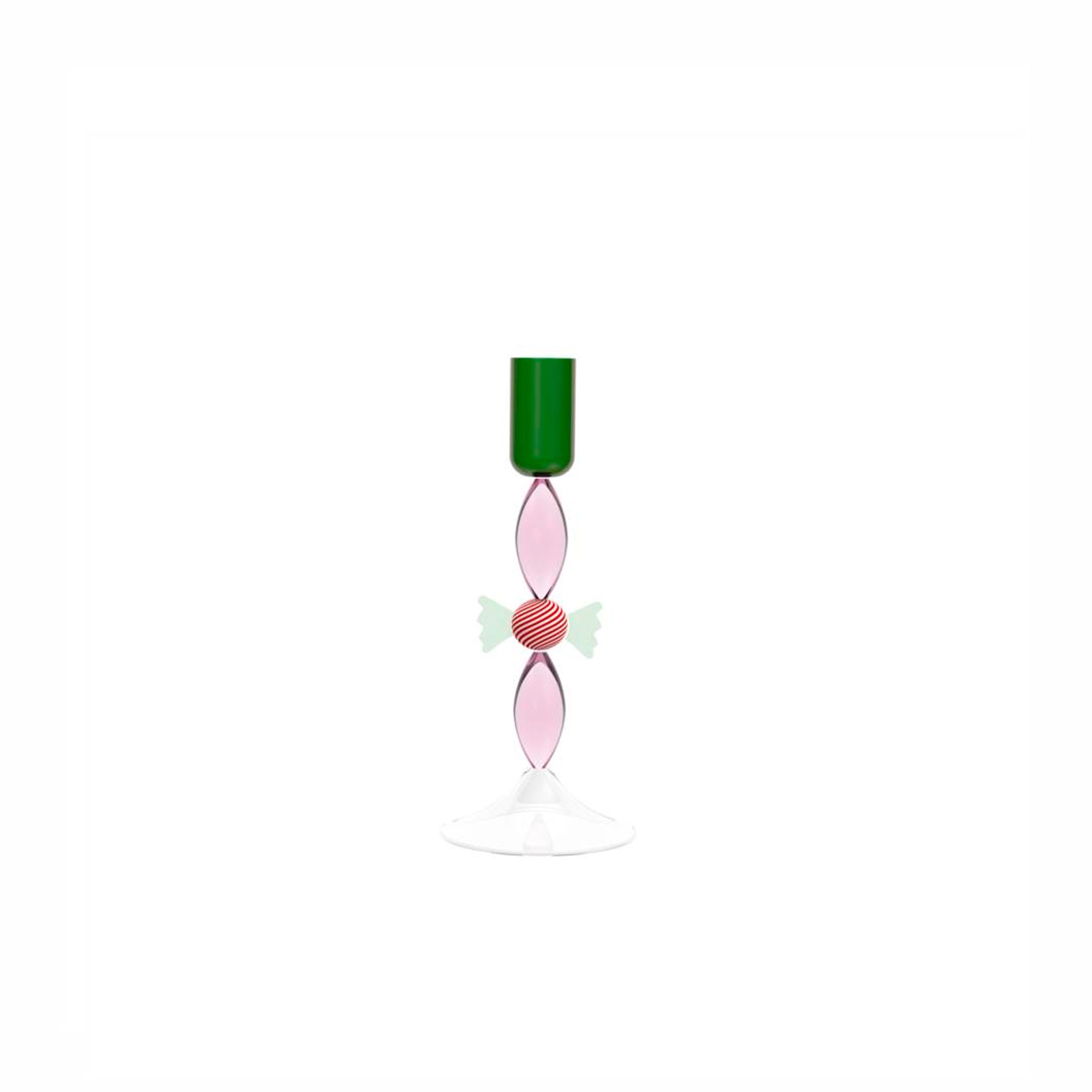 Підсвічник Ichendorf SCHIACCIANOCI зелено-червона цукерка  SCHIACCIANOCI candleholder green/red can