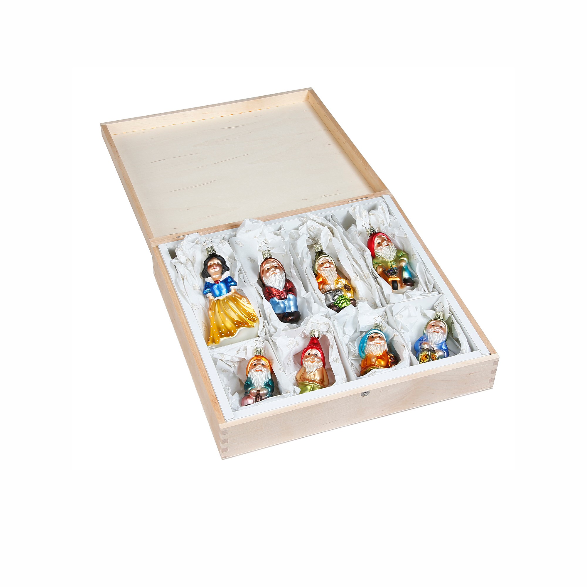 Ялинковий набір Snow White & 7 Dwarfs | INGES | набір із 8 фігур, 9,5–14,5 см