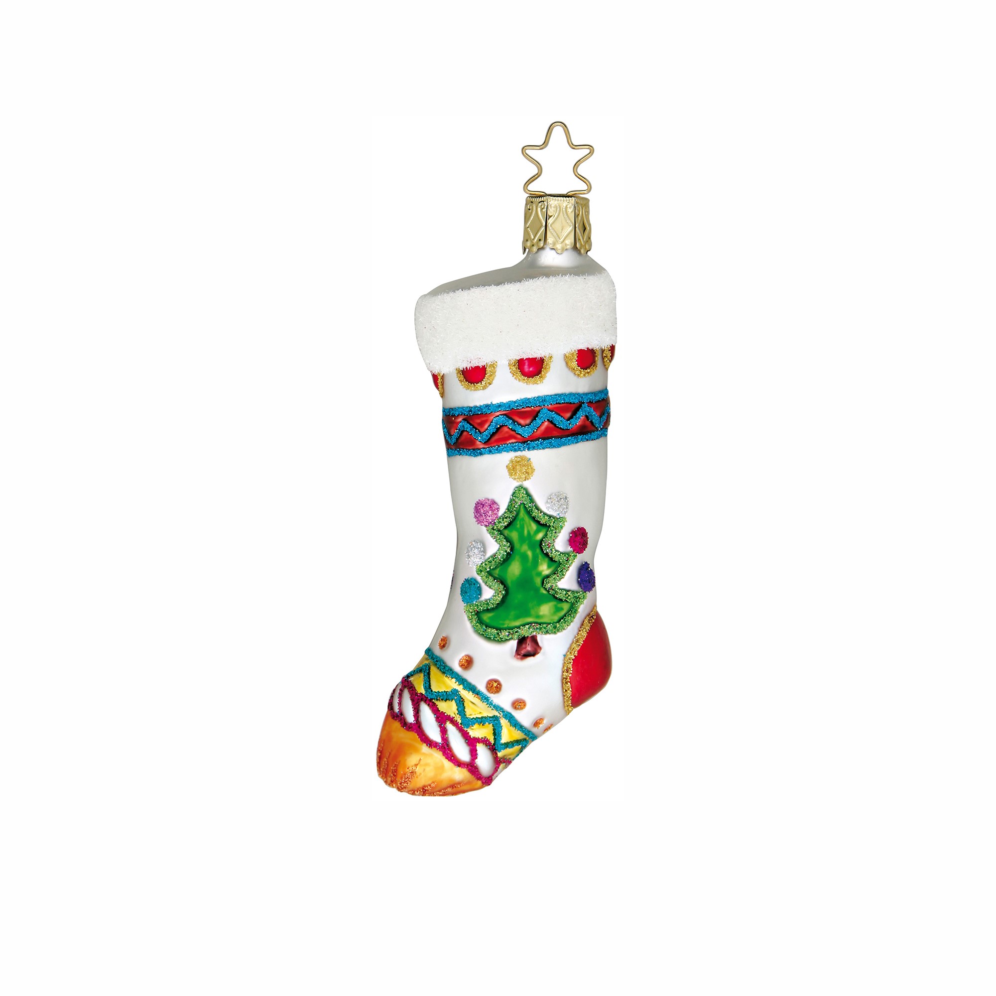 Ялинкова прикраса Sparkling Cone | INGES | блискуча шишка, 13,5 см