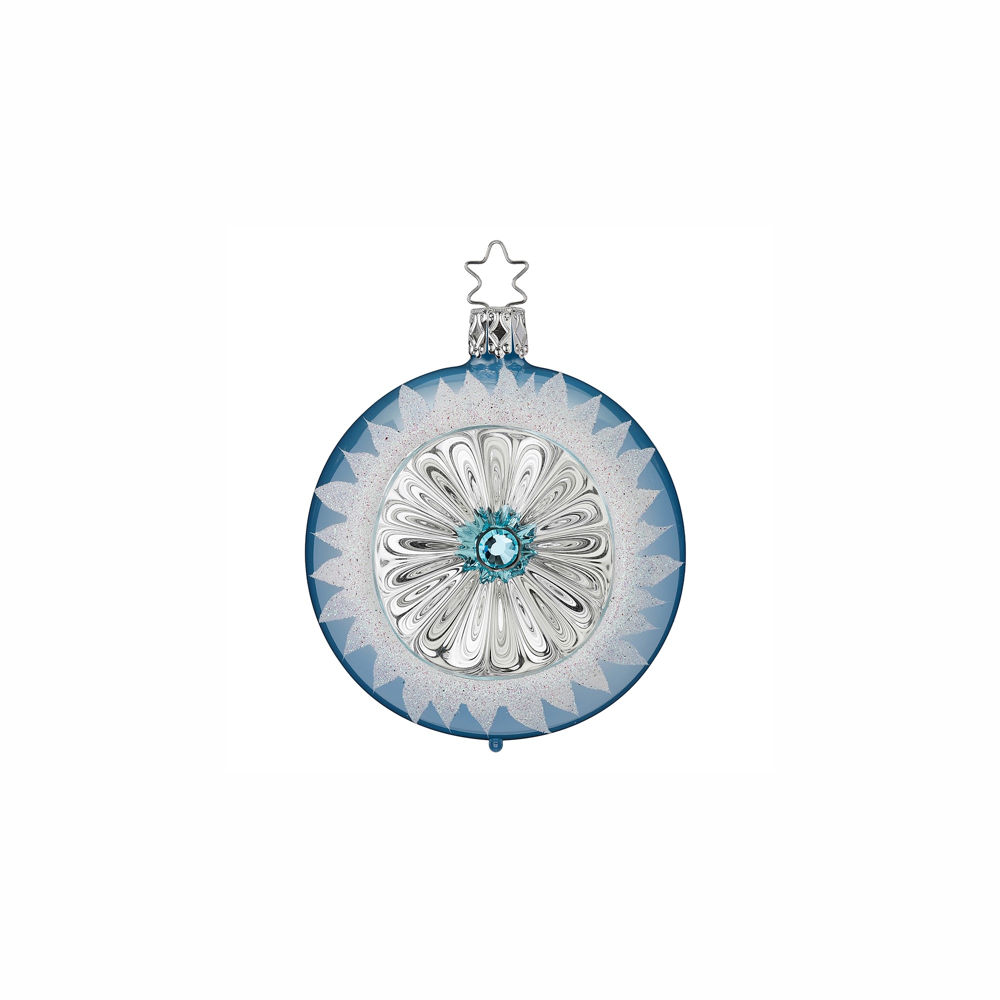 Ялинкова кулька Ball, porcelain white matt | INGES | порцеляново-біла матова, 10 см