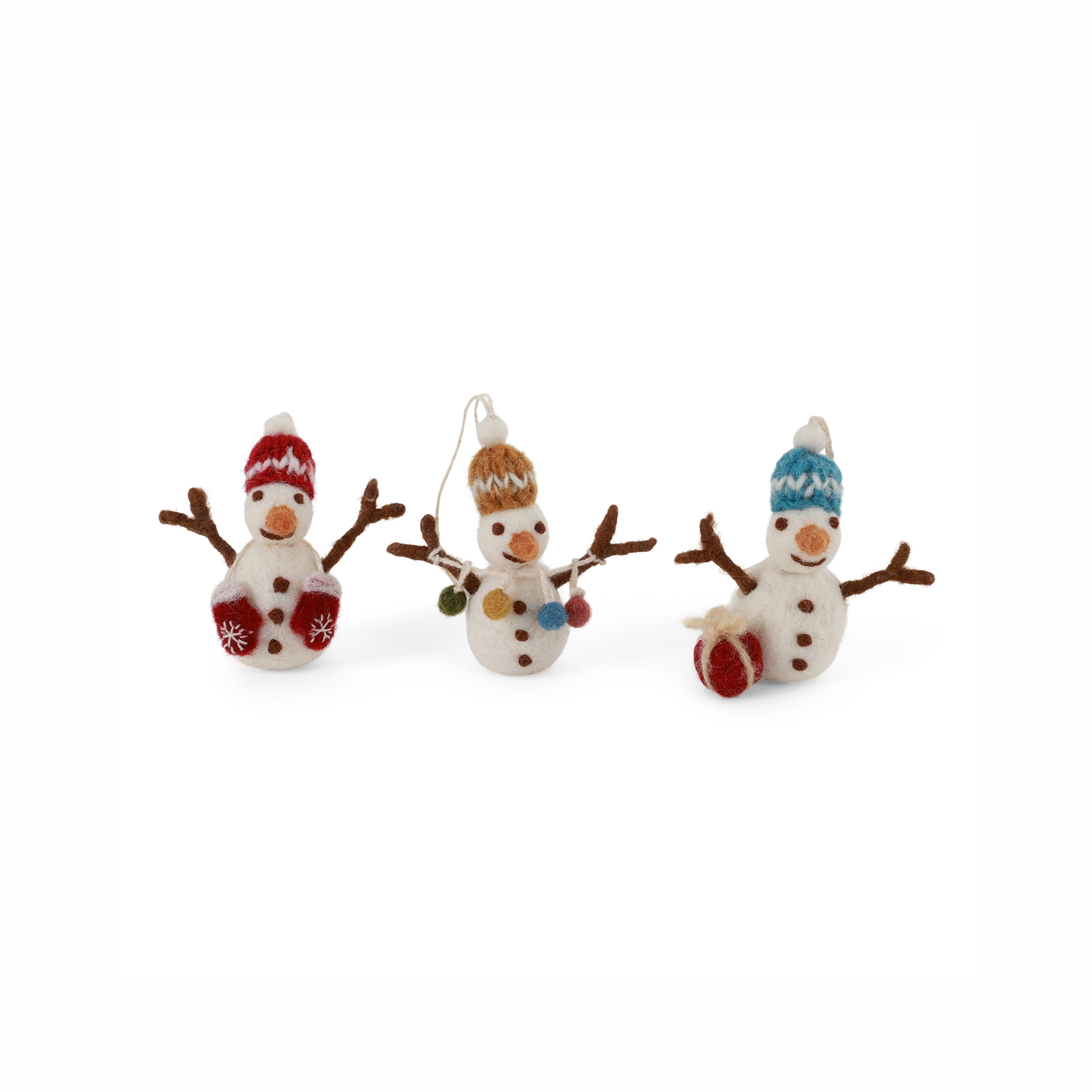 Сніговики Gry&Sif – Snowmen w/Knitted Hat (mix of 3)