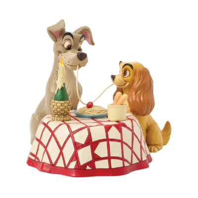 LED-фігурка Disney Леді та Бродяга «Романтична вечеря зі спагеті»