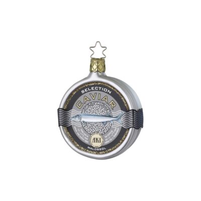 Ялинкова прикраса Inge-Glas «Банка ікри AKI Selection Black Label»