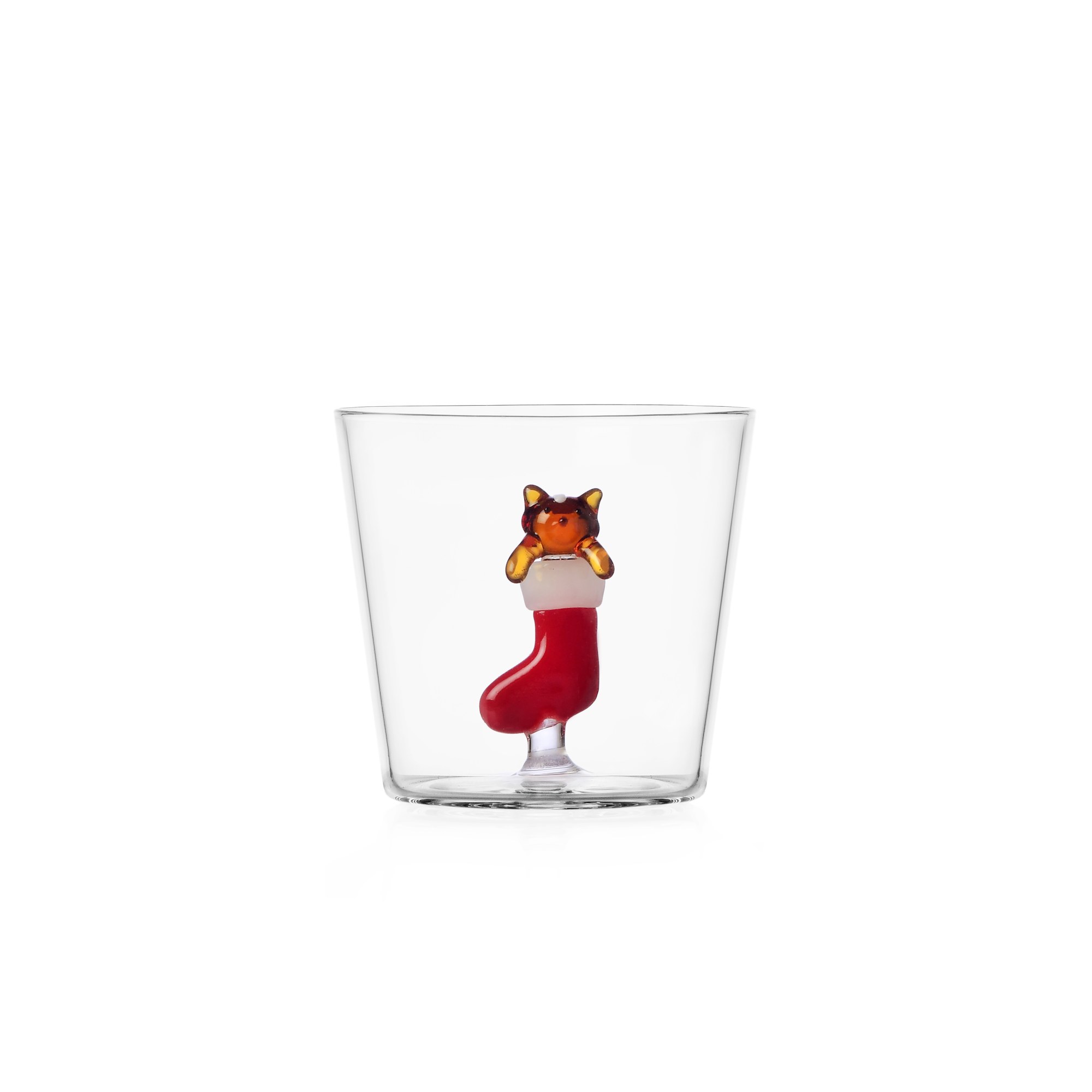 Ichendorf Склянка бурштиновий кіт TABBY CAT CHRISTMAS EDITION