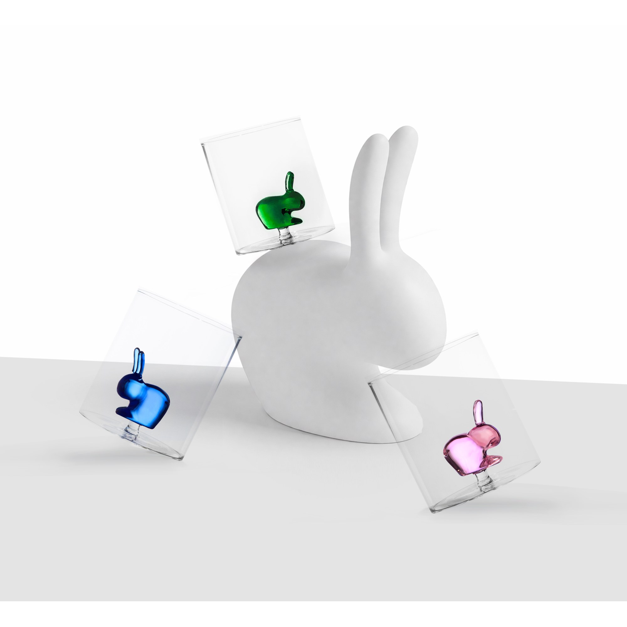 Ichendorf Склянка зелений кролик QEEBOO RABBIT